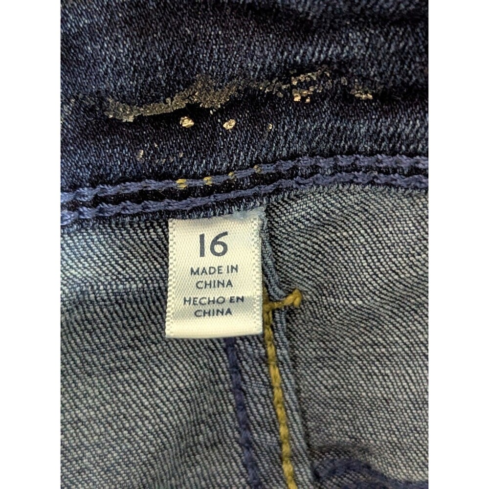 Seven 7 Denim Jeans Pants Womens 16 Classic Straight Leg Medium Wash Stretch - Picture 9 of 10